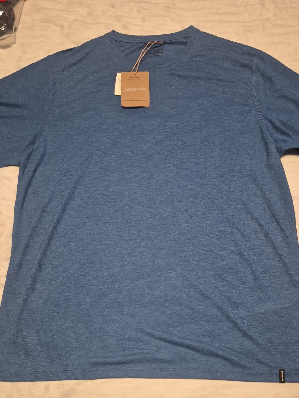 Patagonia Men's Heather Blue Short-Sleeve Crew Tee